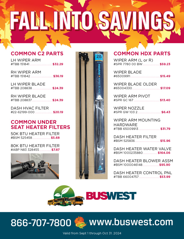 Fall into Savings Parts Specials